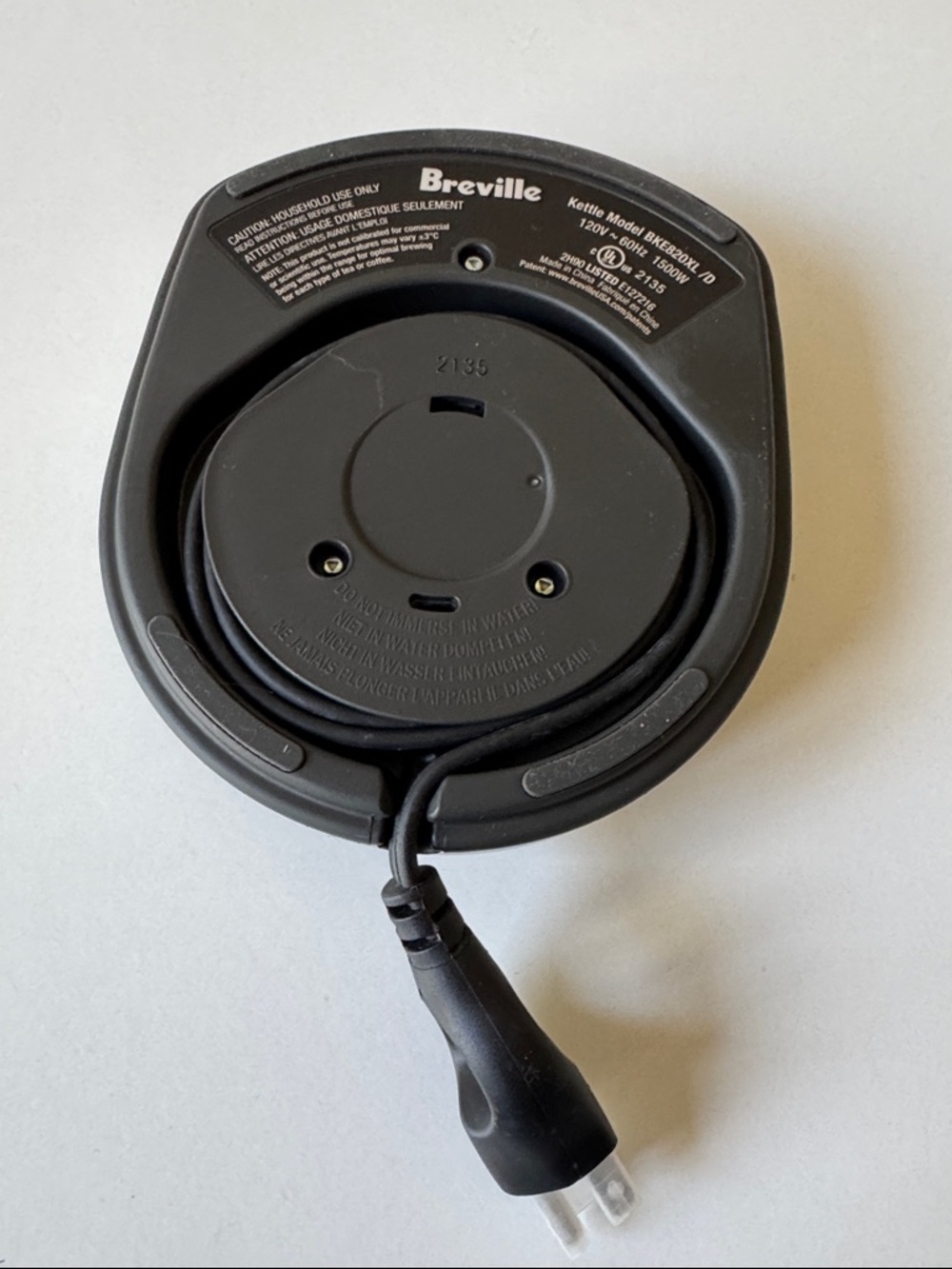 Breville BKE820XL IQ Kettle 7-Cup Electric Kettle Brushes Stainless Steel - Picture 11 of 12